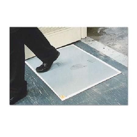 30 x 24 in. Walk-N-Clean Dirt Grabber Mat 60 Sheet Refill Pad, Gray
