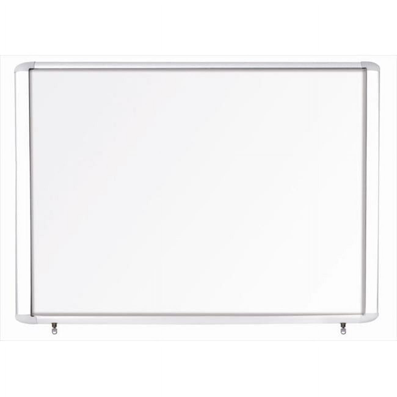 30 x 26.5 in. Waterproof Outdoor Magnetic Dry Erase Enclosed Board, Holds 6 Letter Size Sheets