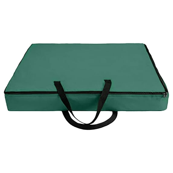 30" x 30" Christmas Tree Storage Bag Large Storage Container Polyester Christmas Tree Bag with Handles and Zippers for Xmas Decorations, B