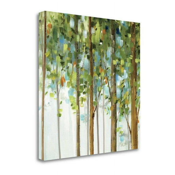 30" x 30" Forest Study III By Lisa Audit - Print on Canvas Fabric Multi-Color