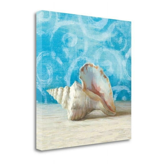 30" x 30" Gift From The Sea IV By Danhui Nai- Print on Canvas Fabric Multi-Color