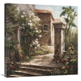 thumbnail image 1 of 30 x 30 in. Courtyard with Flowers Art Print - Gabriela, 1 of 1