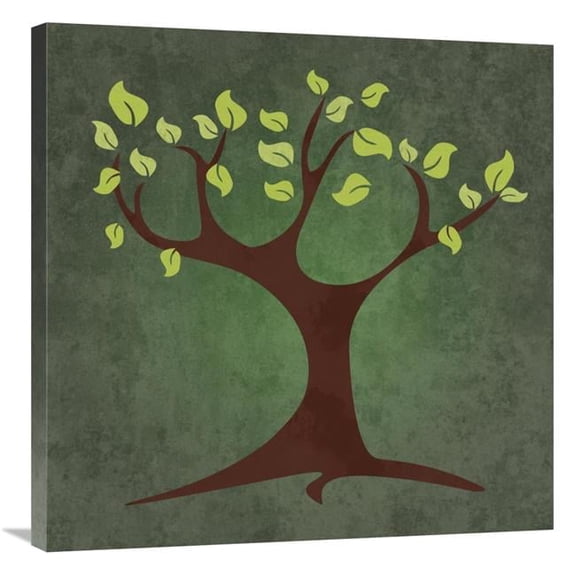 30 x 30 in. Tree Summer Art Print - BG.Studio