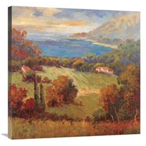 30 x 30 in. Tuscan Hill VIew Art Print - K Park