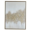 thumbnail image 1 of 30" x 40" Glitter Flakes Geode Framed Wall Art with Gold Frame, by CosmoLiving by Cosmopolitan, 1 of 14
