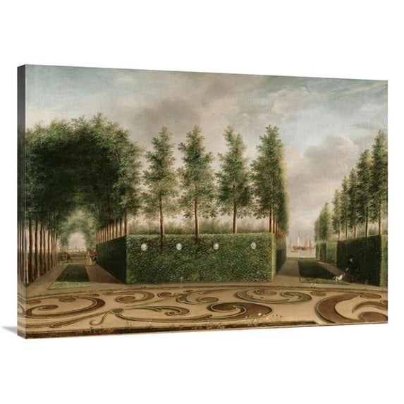30 x 40 in. A Formal Garden Art Print - Johannes Janson