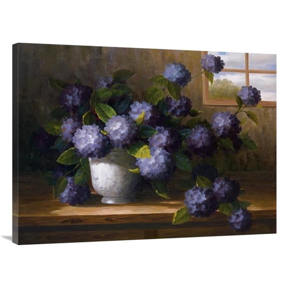 30 x 40 in. Hydrangea Blossoms II Art Print - Welby