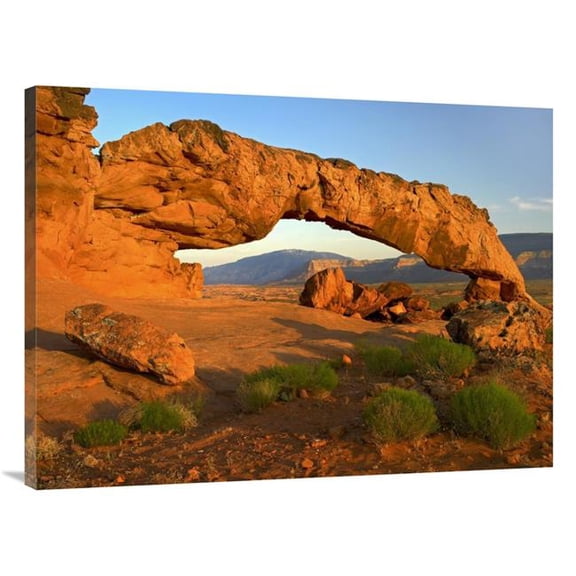 30 x 40 in. Sunset Arch, Escalante National Monument, Utah Art Print - Tim Fitzharris