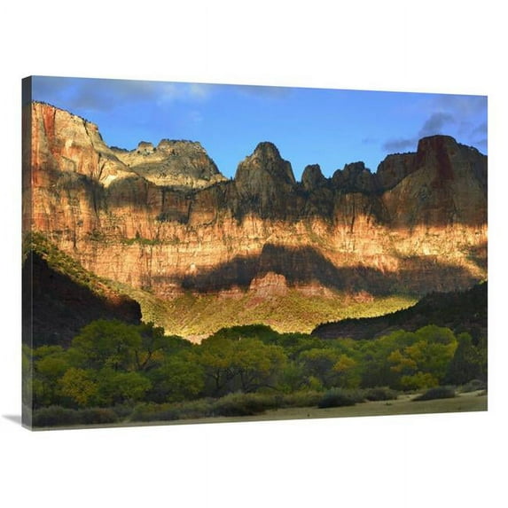 30 x 40 in. Towers of the Virgin with Cloud Shadows, Zion National Park, Utah Art Print - Tim Fitzharris