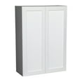 thumbnail image 1 of 30" x 42" Wall Cabinet-Double Door-with Shaker White Matte door, 1 of 4
