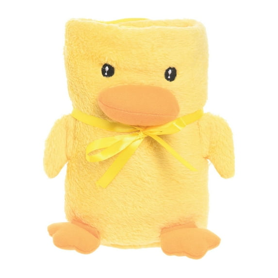 Yellow Duckling Foldable Throw Blanket 24 x 35"