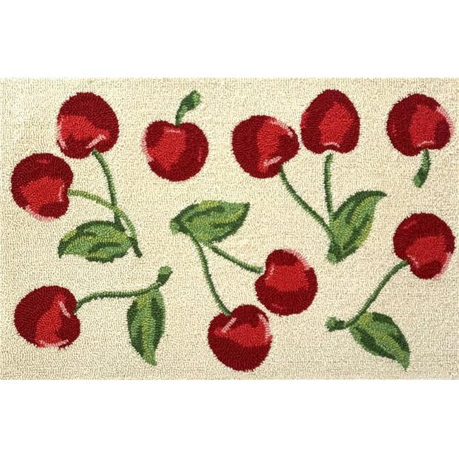 30 x 48 in. Cherry Toss Rug - Ivory - Walmart.com