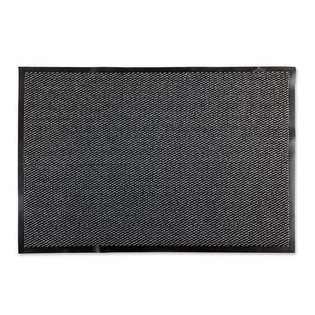 30 x 48 in. Grey & Black Walk Off Utility Runner Mat