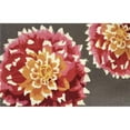 thumbnail image 1 of 30 x 48 in. Heirloom Dahlia Rug - Grey, 1 of 1