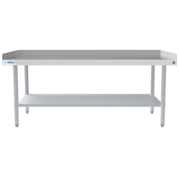 30" x 60" 16-Gauge Stainless Steel Equipment Stand with Galvanized Undershelf, EQT-163060.