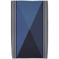thumbnail image 1 of 30" x 60" Nautical Angles Geometric Print Beach Towel, 1 of 2