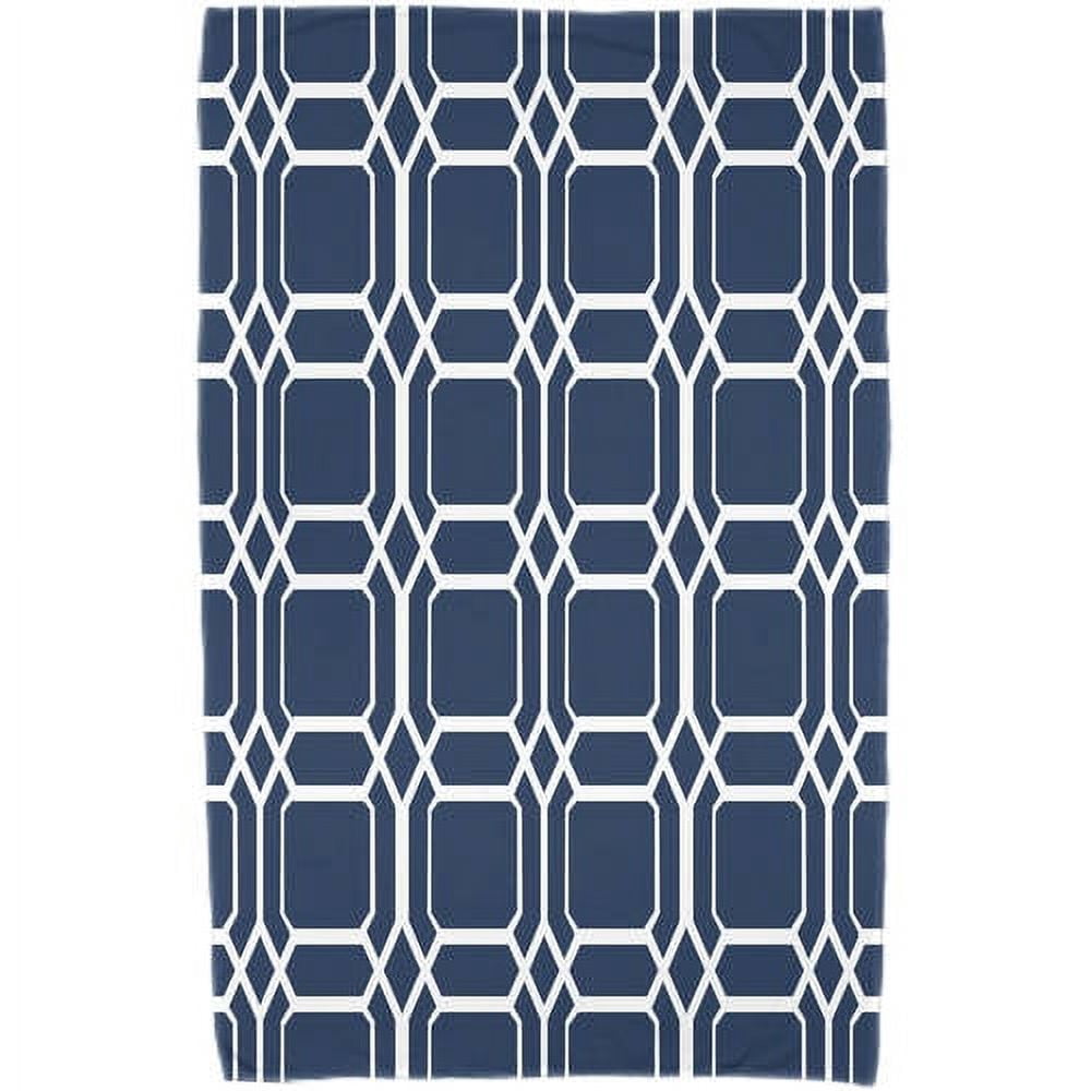 30" x 60" O the Fun Geometric Print Beach Towel