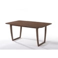 thumbnail image 1 of 30 x 63 x 35 in. Walnut Rectangular Dining Table, 1 of 1