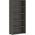 thumbnail image 1 of 30 x 65 in. 5-Shelf Bookcase, Slate Teak, 1 of 1