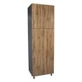 thumbnail image 1 of 30" x 84" Utility Cabinet-Four Door-with Natural Teak door, 1 of 5