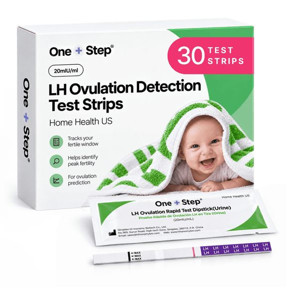 30 x One Step Ovulation Strips 20miu/ml Test Kit Sensitive Fertility Predictor Testing Sticks (Wide Width)