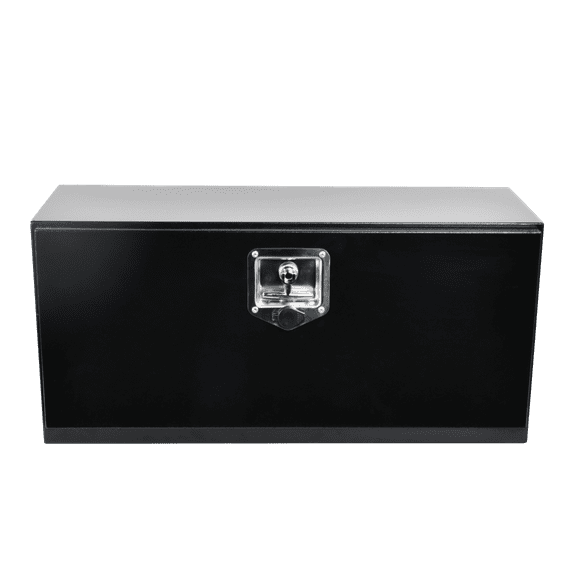 30“x12"x14" Steel Underbody Truck Tool Box Trailer Storage w/Lock T-Handle Latch