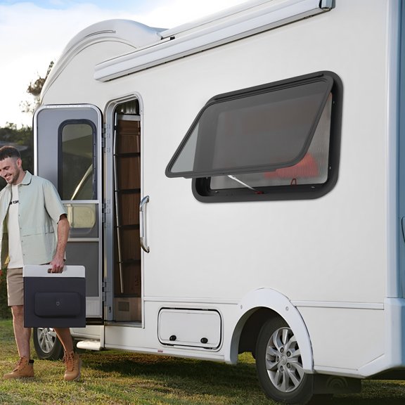 30"x20" RV Exit Window, Push Out Glass Camper Window, RV Exit Window Replacement