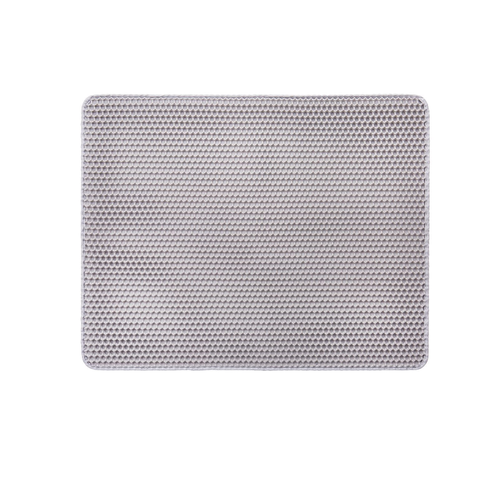 Style Cat Litter Trapping Mat, 30x24 Inches, 2-Layer Honeycomb Design, Non-Slip & Leak-Proof Litter Box Floor Mat