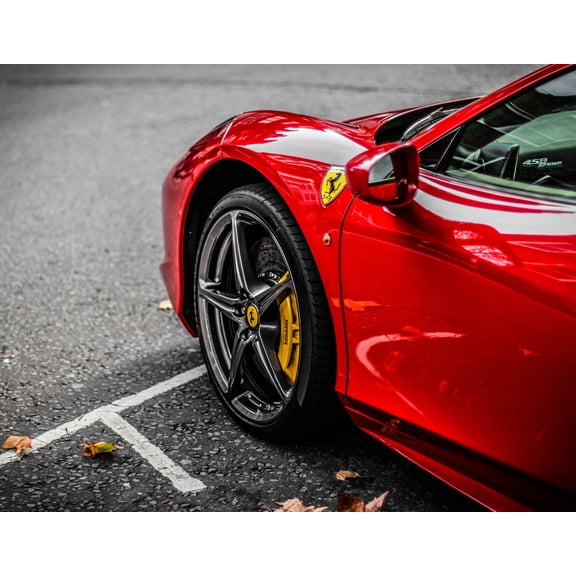 30"x24" Photographic Print Poster Ferrari 458 Spider Supercar Style Car Auto