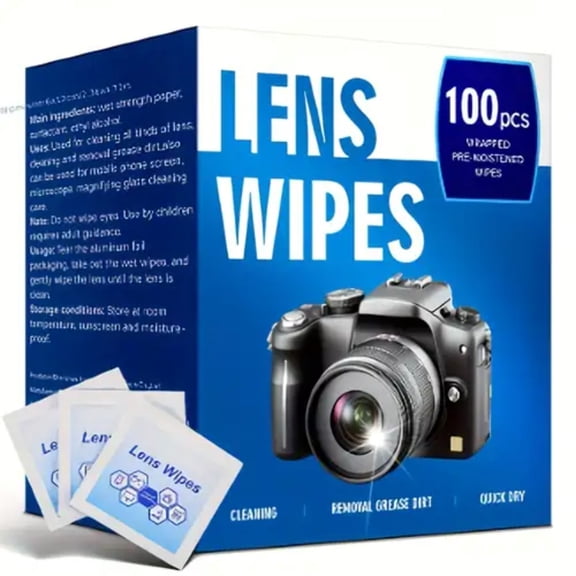 300/200/100PCS Lens Cleaning Wipes Individually Wrapped Eyeglass Lens Cleaning Wipes