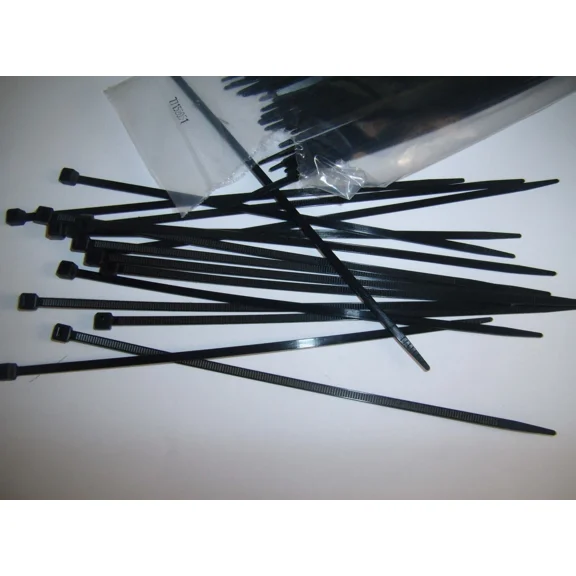 (300) 8" Cable Wire Zip Ties Bag Strap Pull 40Lb Cord Car Audio Installation New