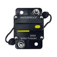 thumbnail image 1 of 300 Amp Circuit Breaker DC 12V-48V with Manual Reset, Waterproof, Fuse Inverter for Auto, Car, Trailer, Truck, RV, Marine, Boat, Audio, Current Overload Protection (300A), 1 of 5
