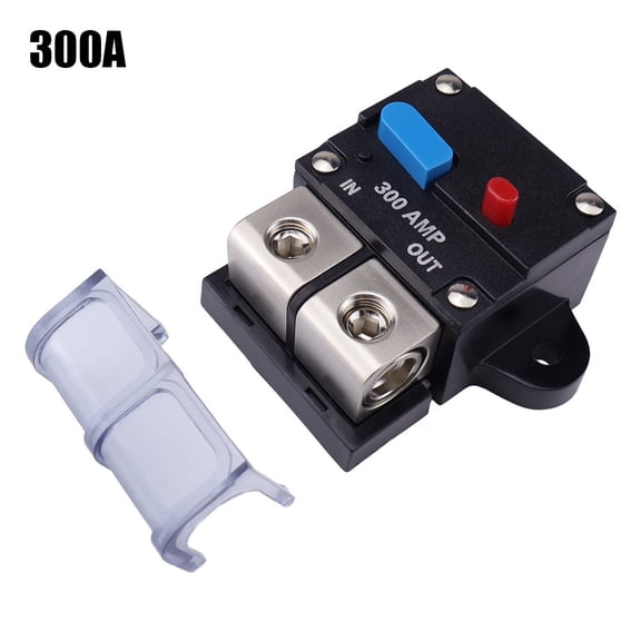 300 Amp Circuit Breaker with Manual Reset Switch for RV Tug Boat,12V Waterproof