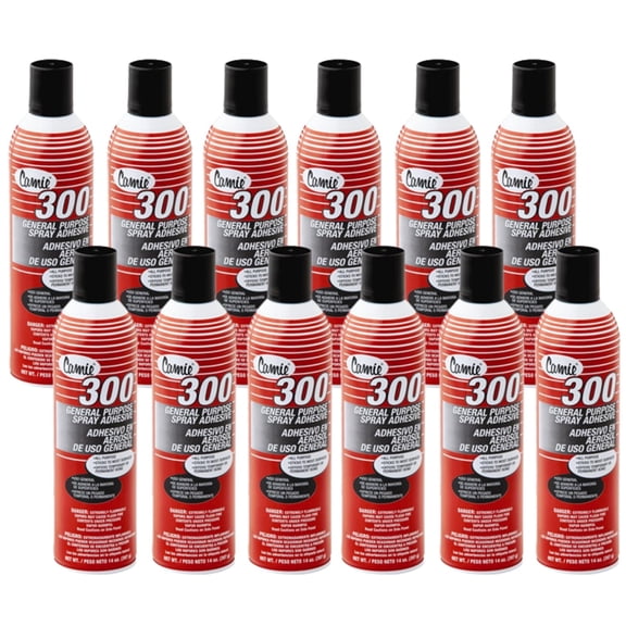 300 CAMIE General Purpose Spray Adhesive. (Case of 12)
