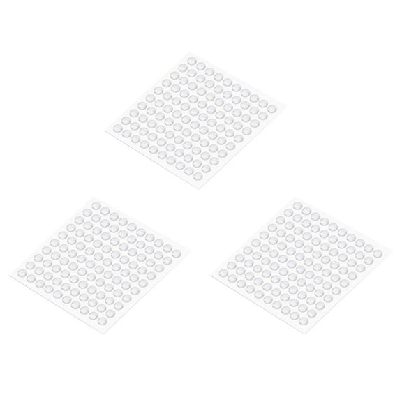 300 Capsules Self-Adhesive Rubber Furniture Bumper Pads for Doors Cabinets Drawers Furniture Glass Tables Crafts