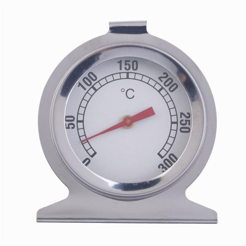 300 Celsius Stainless Steel Oven Thermometer Mini Dial Stand Up