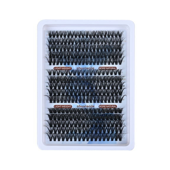 300 Clusters 50D60D80D Mixed Wide Cluster False Eyelash Individual Cluster EyeLashes Grafting Fake False Eyelashes Eyelash Extension(8-16mm)