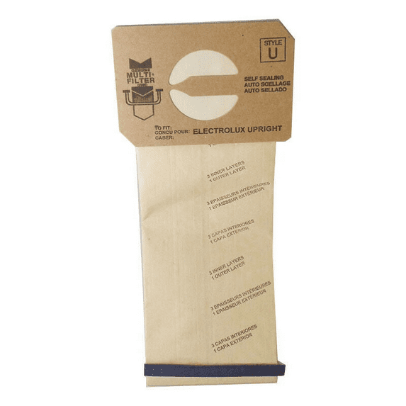 300 Compatible with Electrolux U UPRIGHT VACUUM BAGS