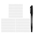 thumbnail image 1 of 300-Count 4-Inch Waterproof Reusable Plastic Plant Labels with 1 Marker Pen, Garden Markers for Seedlings, Flowers, and Vegetable Gardens White, 1 of 5