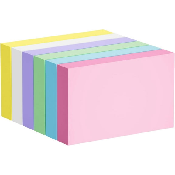 300 Count Blank Index Cards 3x5 Notecards Flashcards for Studying Colorful Flash Cards Blank 3 by 5 Neon unlined Index Cards Bulk Small Cute Cards Pretty Study Flashcards 3x5 Note Cards 6 Pack of 50