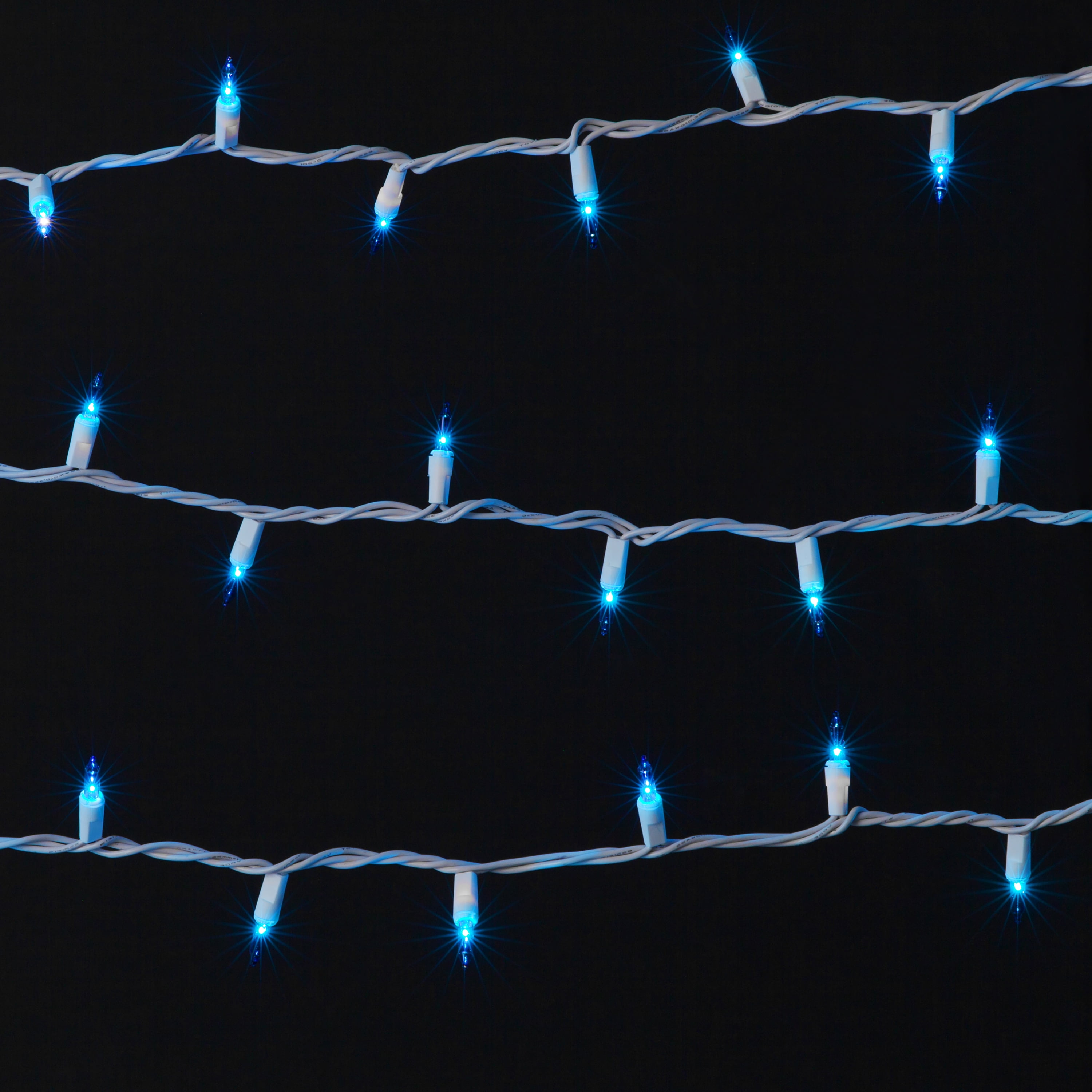 300Count Blue Incandescent Mini String Lights, 65.7 ft, by Holiday