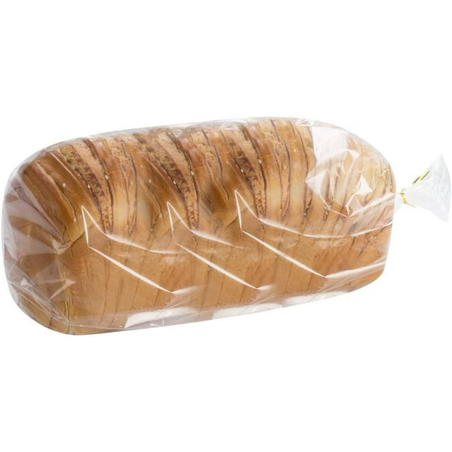 300 Count Bread Loaf Bags with Free Twist Ties (300 Pack) Strong and