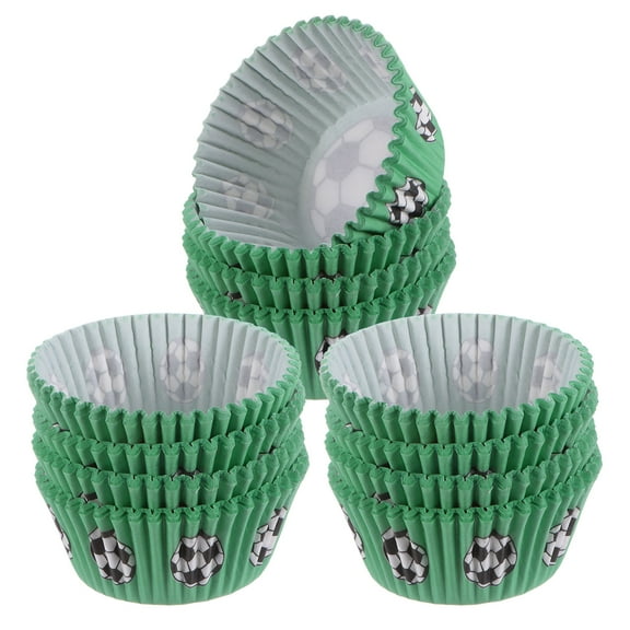 300 Count Cupcake Liners Soccer Cupcake Cups Standard Size Muffins Liners Papers Baking Cups Wrappers