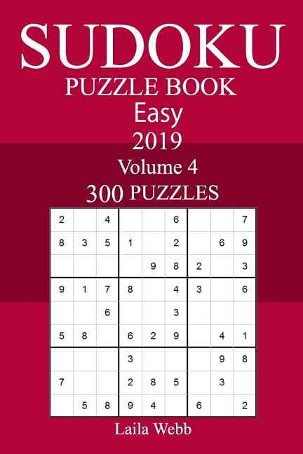 300 Easy Sudoku Puzzle Book 2019, (Paperback)