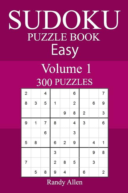 300 Easy Sudoku Puzzle Book, (Paperback)