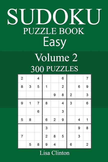 300 Easy Sudoku Puzzle Book, (Paperback)