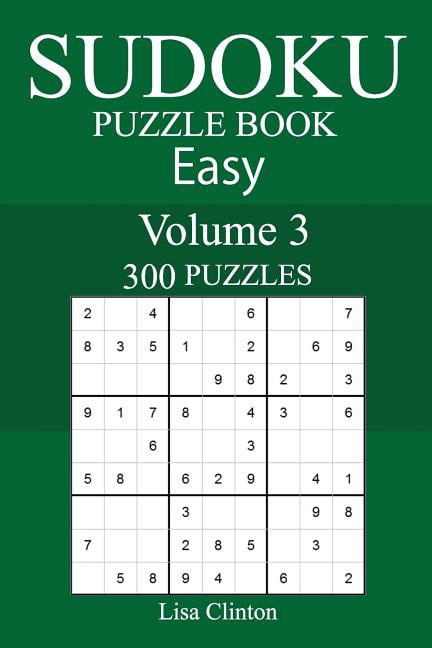 300 Easy Sudoku Puzzle Book, (Paperback)