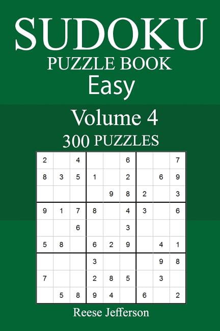 300 Easy Sudoku Puzzle Book, (Paperback)