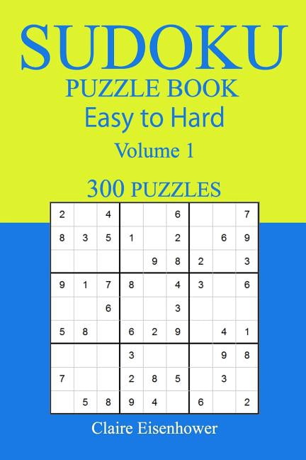 300 Easy to Hard Sudoku Puzzle Book, (Paperback)