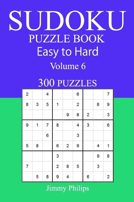 300 Easy to Hard Sudoku Puzzle Book, (Paperback)